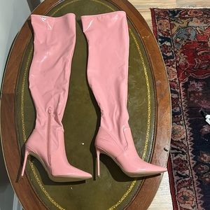 Steve Madden pink boots